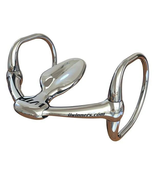 WTP (Winning Tongue Plate) Eggbutt Bit with Extended Plate