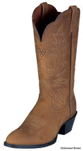 Ariat Womens Heritage Western R-Toe Boot - Black