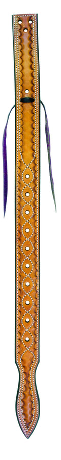 Wildfire Saddlery Leather Stamped Flank Billet